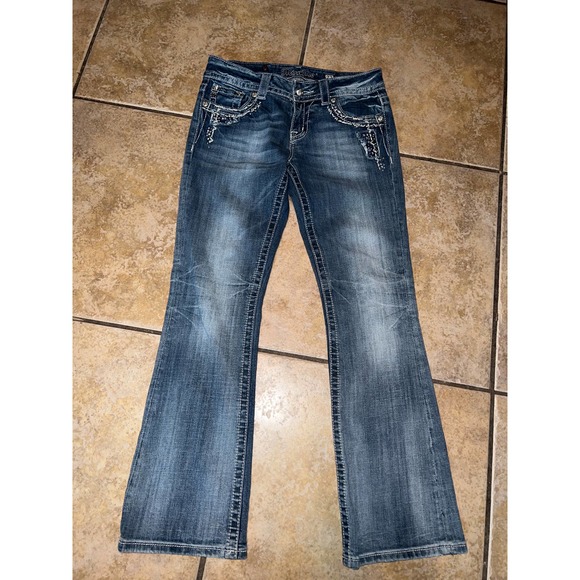 Miss Me Easy Boot Jeans Size 27 - Picture 3 of 4